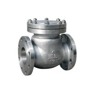 API ANSI 150LB 4 inch CF8 stainless steel flange swing check valve