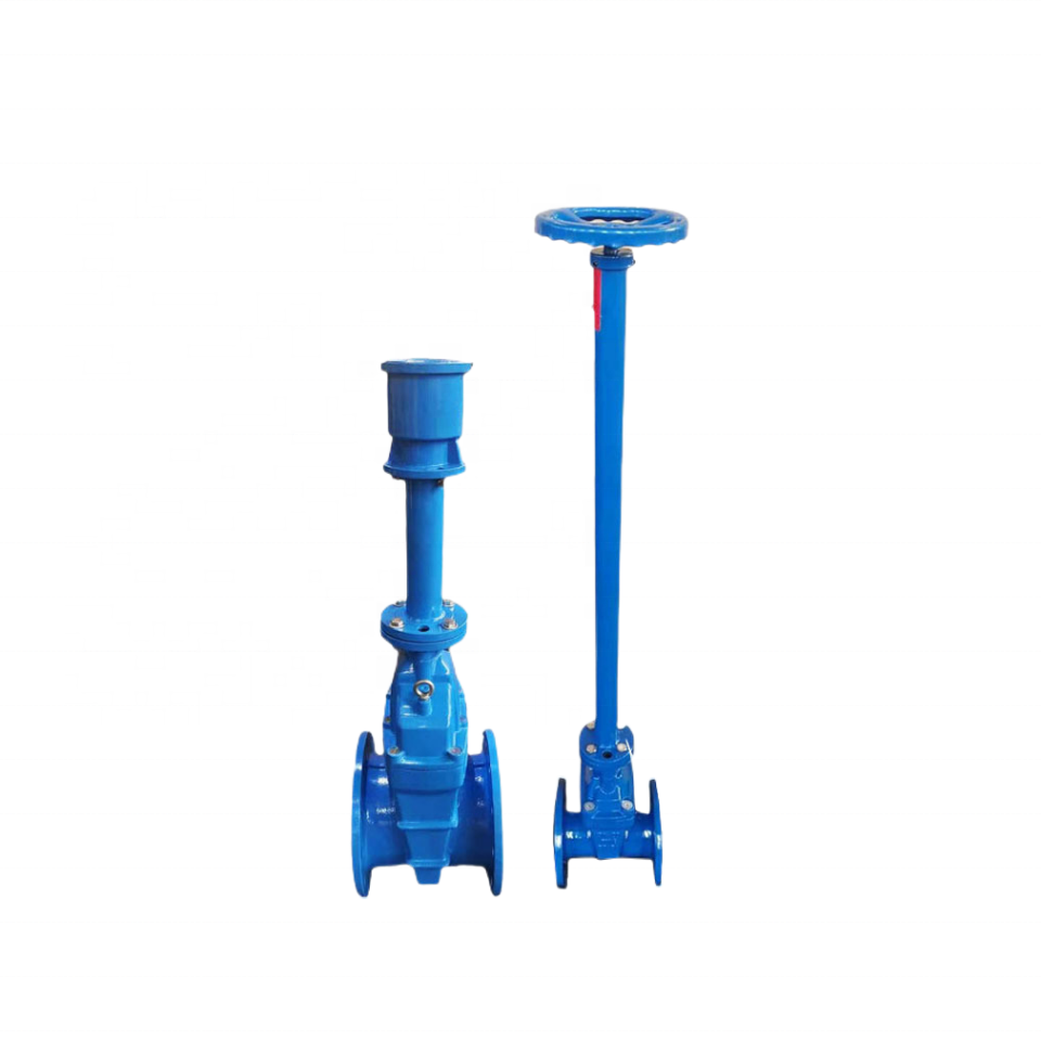 slide gate valve with retractable spindle underground gate valve