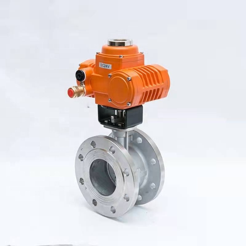 150LB  PN16  Valve control Electric Control valve butterfly valve