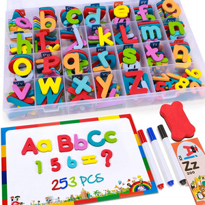 magnetic letters and numbers kit foam alphabet ABC refrigerator magnets kids educational toy