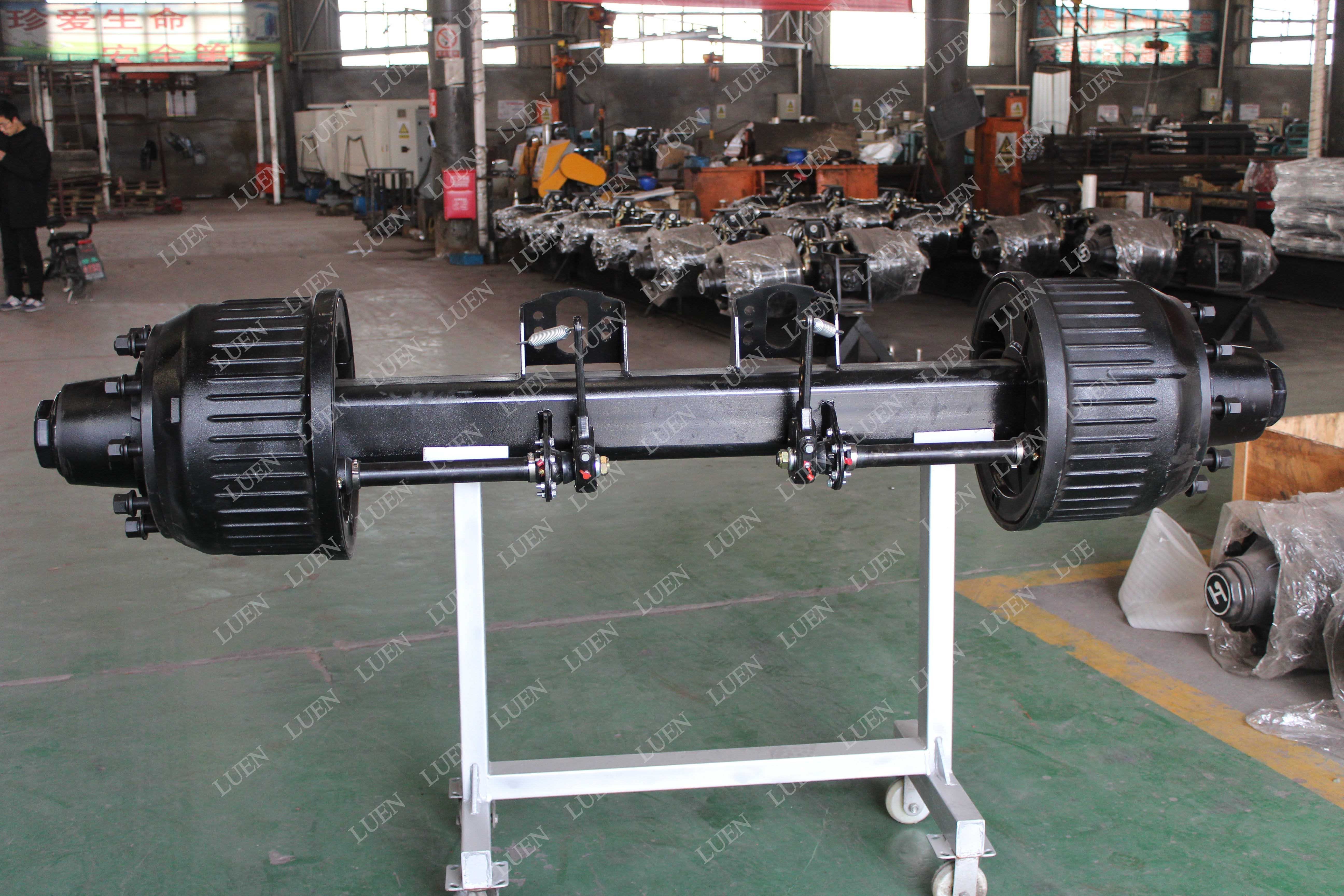 Semi Trailer Parts 1840mm Germany BPW Type Axle 16ton  Drum Rear Axles for sale