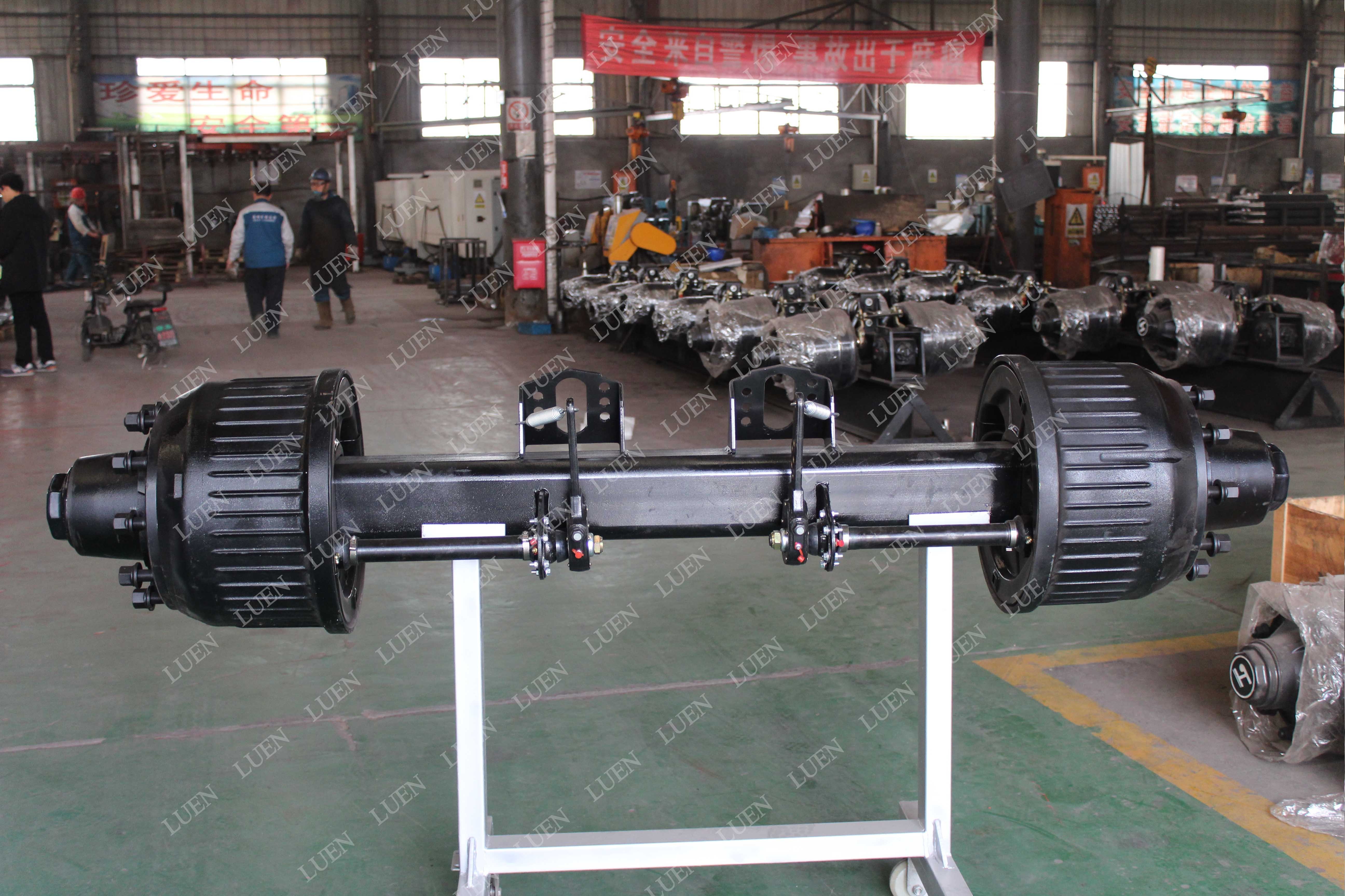 Semi Trailer Parts 1840mm Germany BPW Type Axle 16ton  Drum Rear Axles for sale