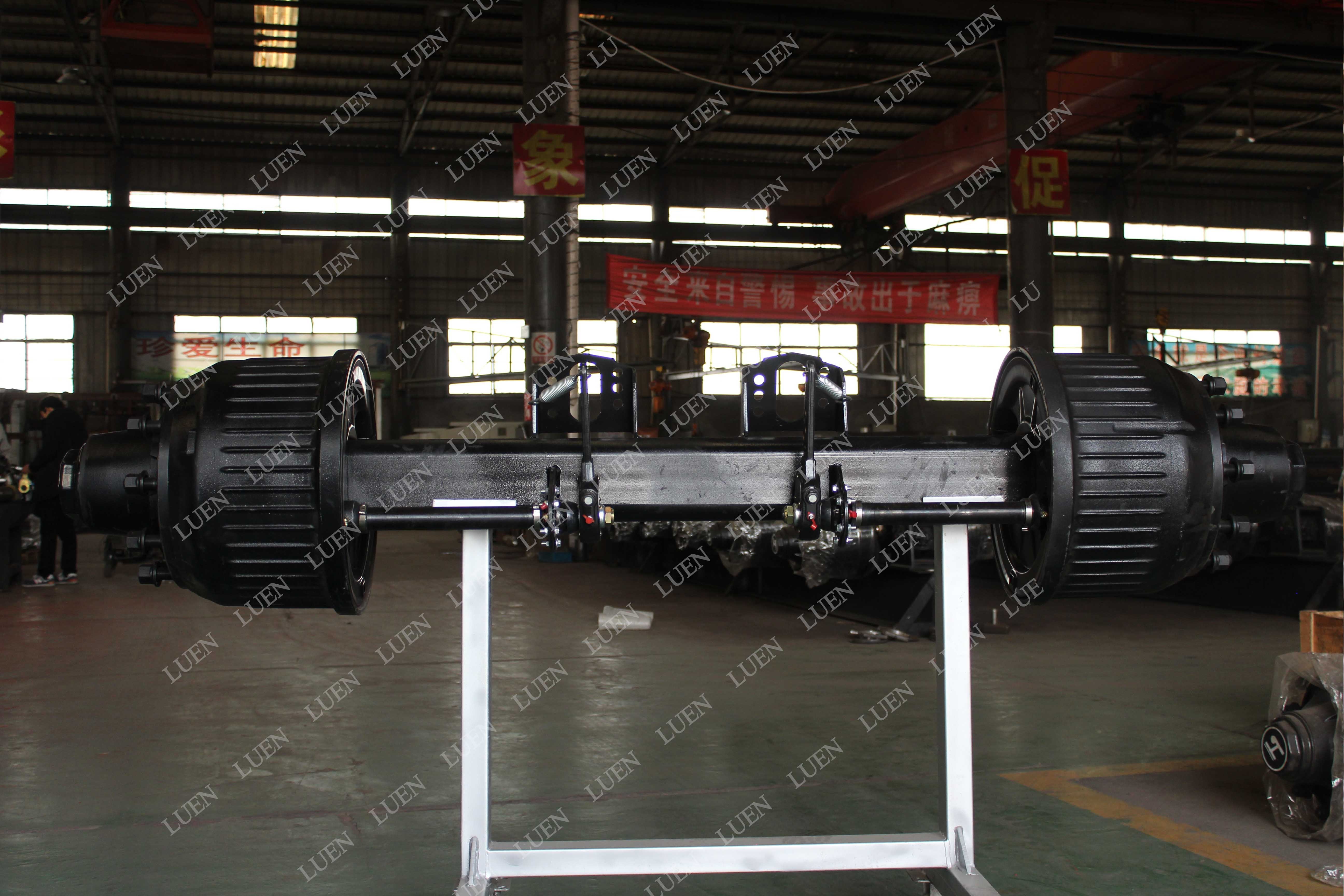 Semi Trailer Parts 1840mm Germany BPW Type Axle 16ton  Drum Rear Axles for sale