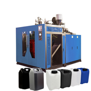 Hdpe pe plastic 1L 10liter jerry can drum blowing cooking oil bottle tank automatic extrusion blow molding machine