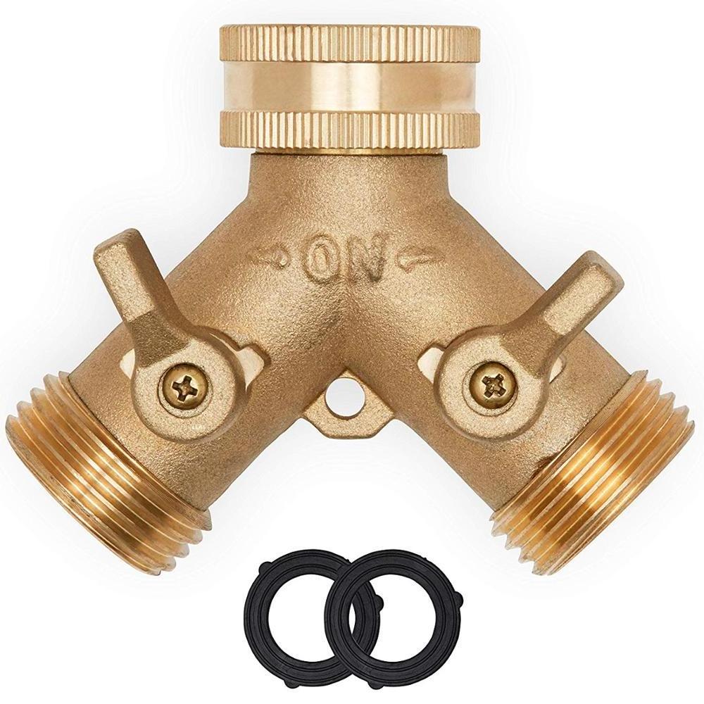 brass Metal tap connector 2 Way  3 way 4 way  Y Valve heavy duty faucet Garden Hose Connector garden hose Splitter