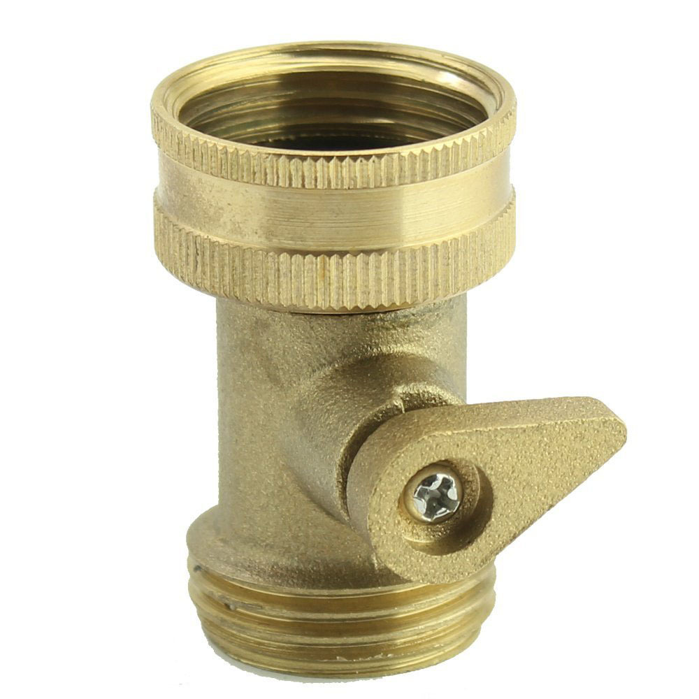 Brass Gooseneck Garden Water Tap Garden Hose Shut Off Valve Connector