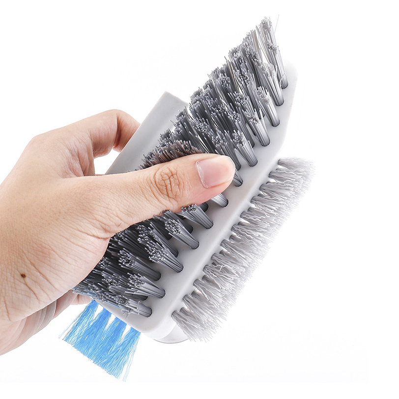 Large Cleaning Brushes With Ergonomic Handle And Durable Bristles And Squeegee Scrub Brush For Cleaning Carpet Bathroom