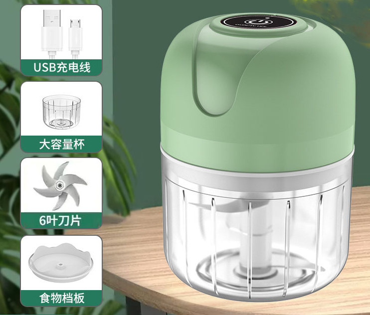 Fruit & Vegetable Tools 12 in 1 usb Mini Cordless USB Electric onion Garlic Chopper food chopper Mincer