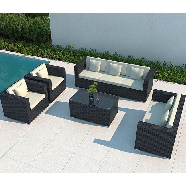 YASN HYTZ177 Conversation Set Modern Patio Rattan Corner Garden Sofas Sectional Set Outdoor Furniture Garden Outdoor Sofa Set