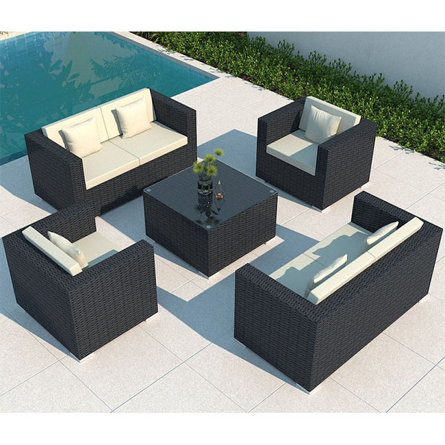 YASN HYTZ177 Conversation Set Modern Patio Rattan Corner Garden Sofas Sectional Set Outdoor Furniture Garden Outdoor Sofa Set