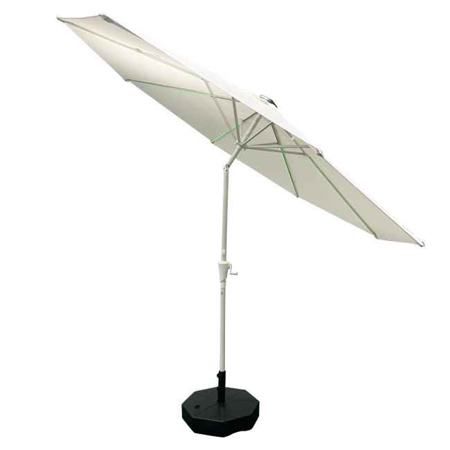 YASN YS-3055 Garden Solar Parasol Umbrellas Wholesale Outdoor Patio LED  Umbrellas Pparasols With Light