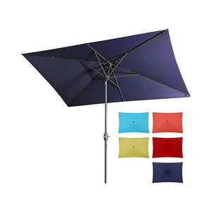 YASN Garden Umbrella Outdoor 6.5 x 10 Ft Rectangular Patio SunUmbrella Outdoor Umbrella