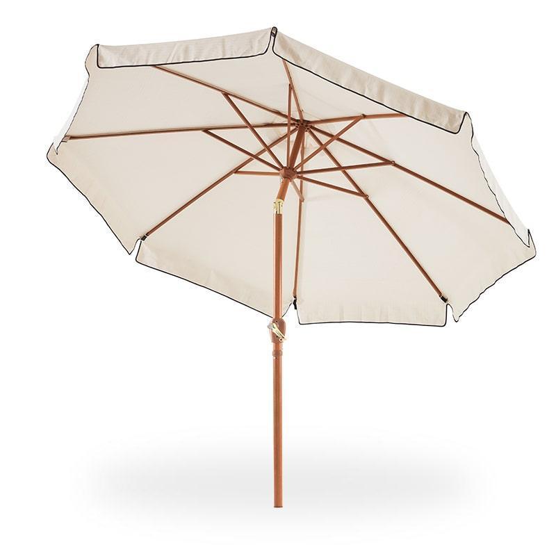 YASN Modern Outdoor Umbrella with Fringe Sun Shade Canopy for Courtyard Beach and Hotel Use for Patio Furniture