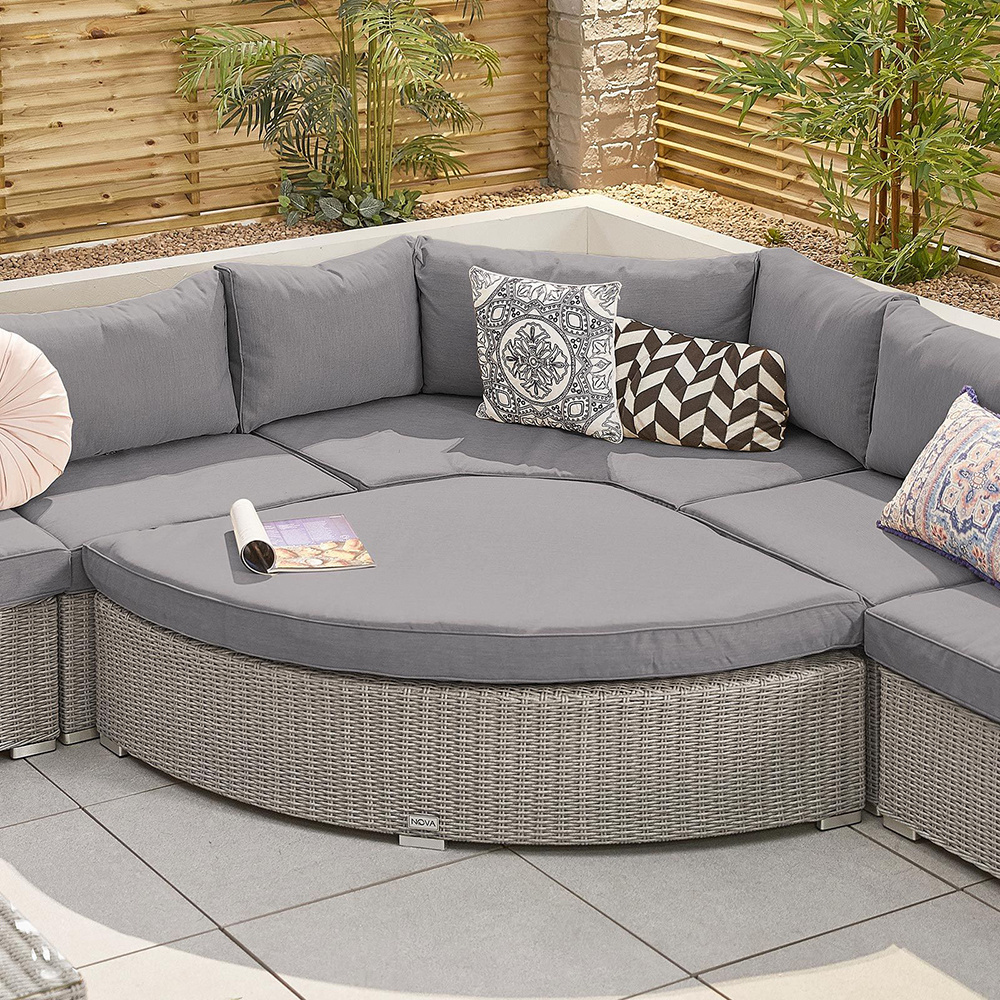 YASN All Weather Rattan Outdoor Furniture Corner Sofa Set Luxury Garden Set Sofa Furniture Set