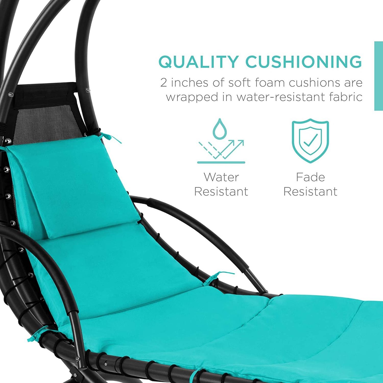 YASN HWQQ011 Wicker Hanging Patio Hammock Chair Outdoor Lounge Swing Hammock Hanging Chair For Bedroom Outside With Stand