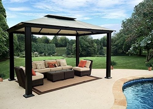 YASN ZYP009 5x5 Hardtop Outdoor Gazebo Aluminium Luxury Garden Prieel Pavillon Gazebo