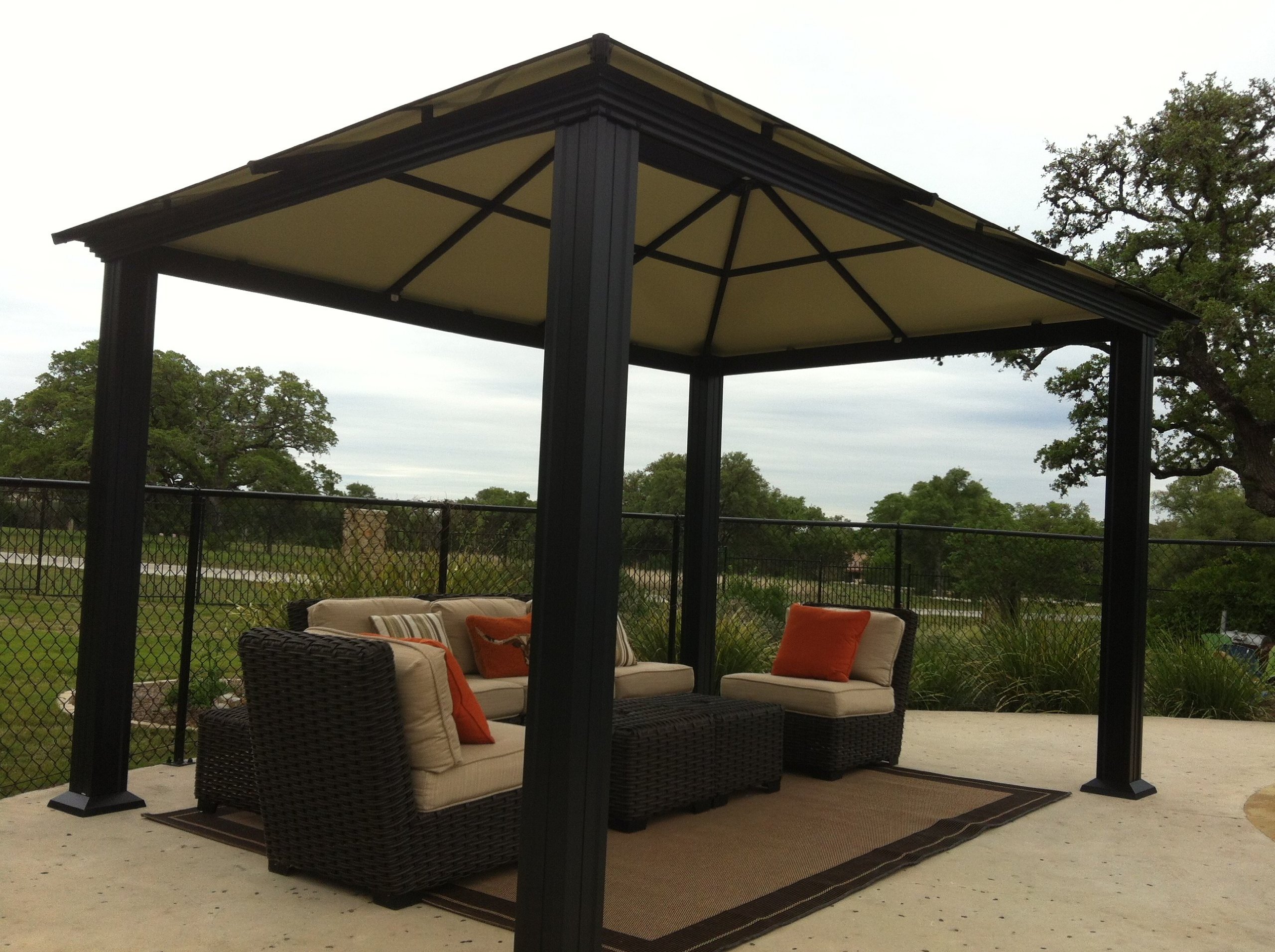 YASN ZYP009 5x5 Hardtop Outdoor Gazebo Aluminium Luxury Garden Prieel Pavillon Gazebo