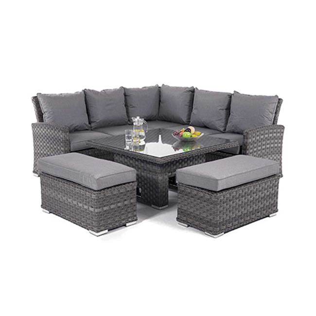 YASN HYTZ089 High Quality Garden Patio Rotang PE Rattan Furniture Set Outdoor Wicker Cane Ratan Furniture