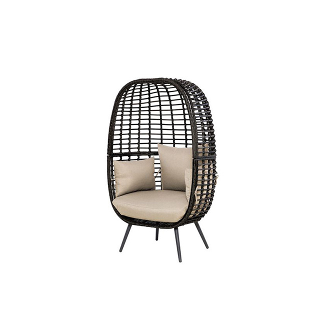 YASN HWQQ040 Indoor Modern Patio Wicker Garden Egg Shaped Chair Outdoor Rattan Egg Chair