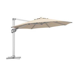 YASN Luxury Full Aluminum 12 ft Cantilever Umbrella Outdoor Sun Parasol Patio Umbrella