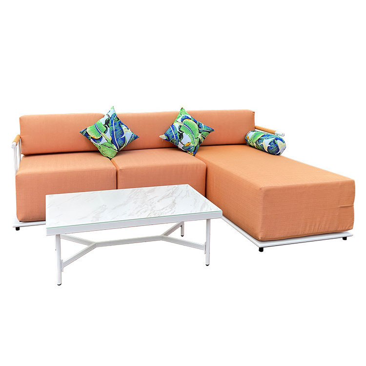 YASN New Design Corner Sofa Aluminum Modern OutDoor Garden Furniture Sets Outdoor OutDoor Patio Furniture