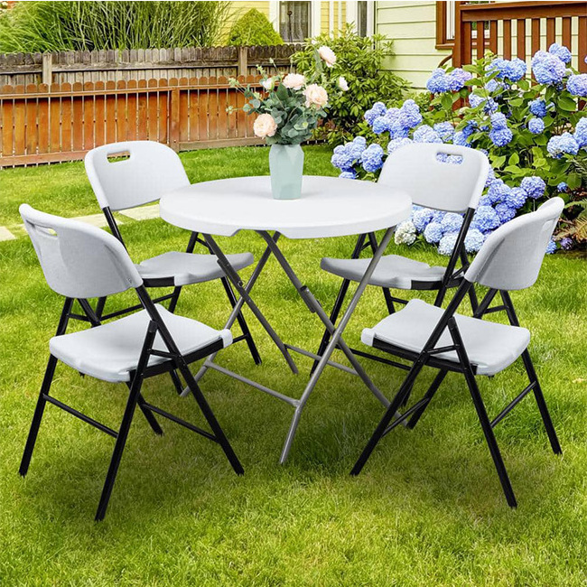 YASN Portable Lightweight Garden Folding Chairs Wholesale Fold White Foldable Outdoor Plastic Folding Chair