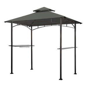 YASN YS-1010 Sale Gray 3x3 Patio Gazibo Steel Metal Aluminum Outdoor Garden BBQ Grill Gazebo BBQ Gazebo