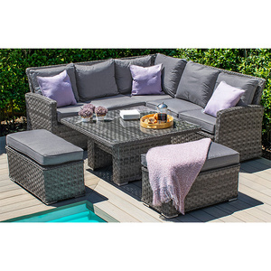 YASN HYTZ089 High Quality Garden Patio Rotang PE Rattan Furniture Set Outdoor Wicker Cane Ratan Furniture