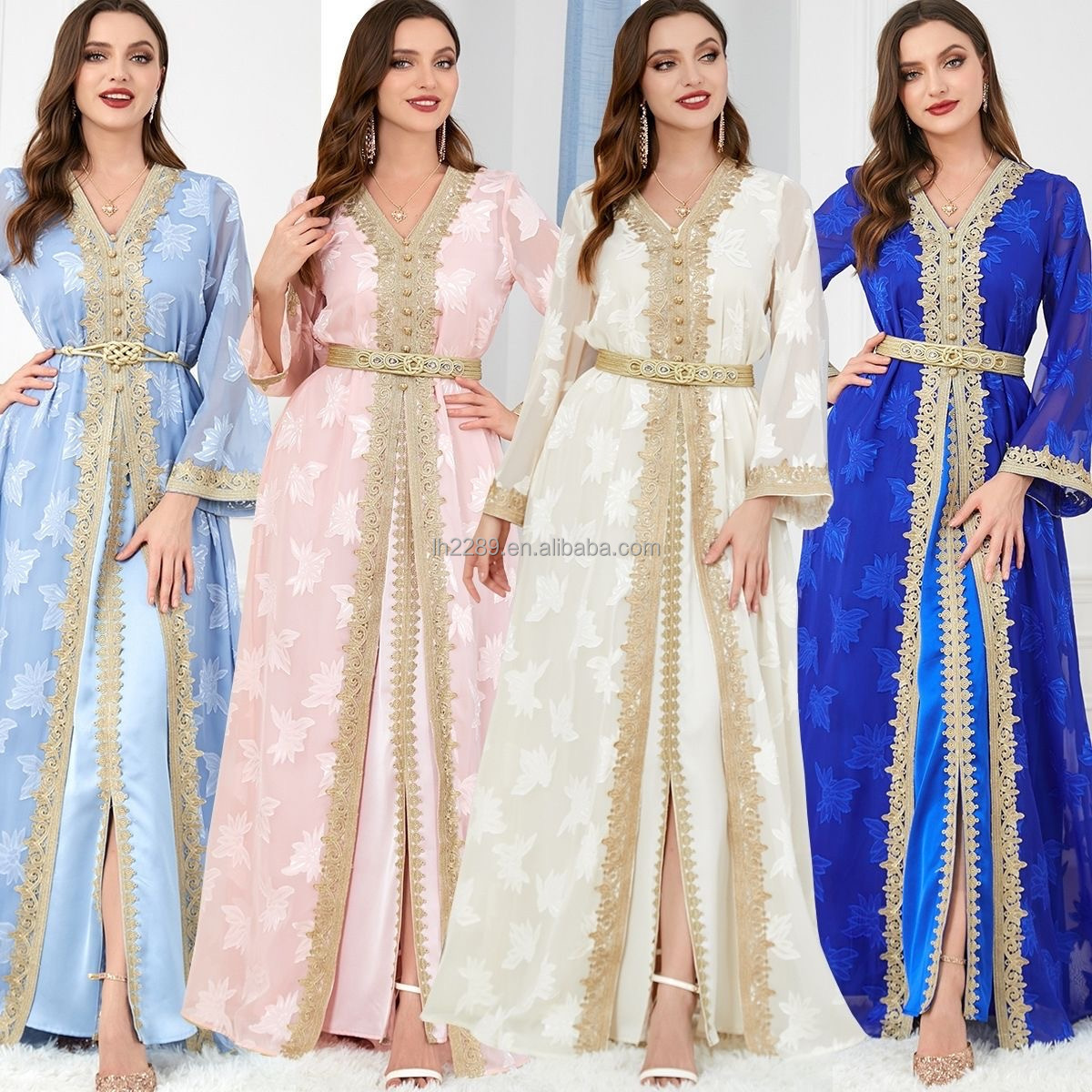 Ramadan Islamic Luxury Clothing Muslim Dress Collection Women's Indian Dubai Turkish abaya Ethnic style Moroccan abaya dress