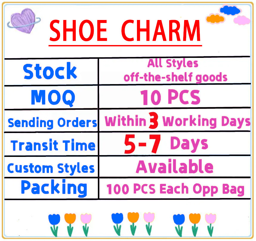 Factory DIY your own logo Custom pvc clog charms designer clog charms custom shoes charms decoration