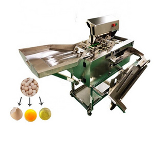 Separating duck yolk white breaker machine egg liquid separator