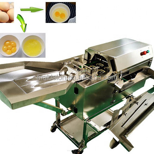 Stainless steel miniature egg white yolk separator equment and egg peeling machine