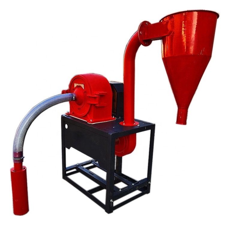 Self suction small corn maize grinder mill grinding machine