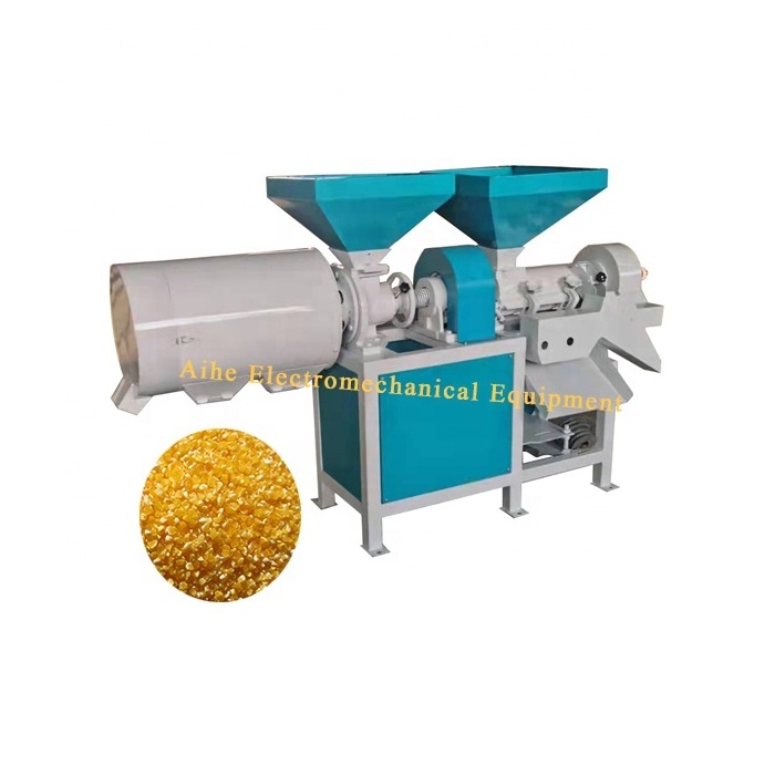 Economy Corn Make Bran Grits Peeler Milling Germ Remove Cornmeal Flour Maize Degerm Peel Grind Machine with Clean and Farm