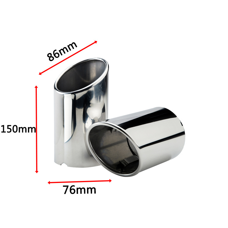 Lihong exhaust muffler manufacturer luxurious AD-A4 car exhaust muffler tail pipe for audi a4l q5