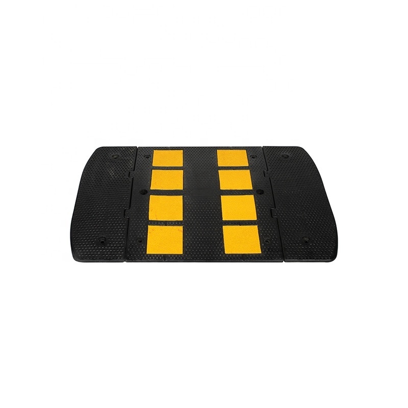 500*900*50/70mm Economy Solid Plastic Rubber curb ramp Speed hump rubber kerb ramp Driveway