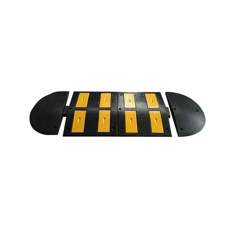 500*900*50/70mm Economy Solid Plastic Rubber curb ramp Speed hump rubber kerb ramp Driveway