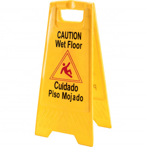 Better Choice Foldable A Frame Caution Sign Board Warning Plastic Wet Floor Sign Stand Caution Sign