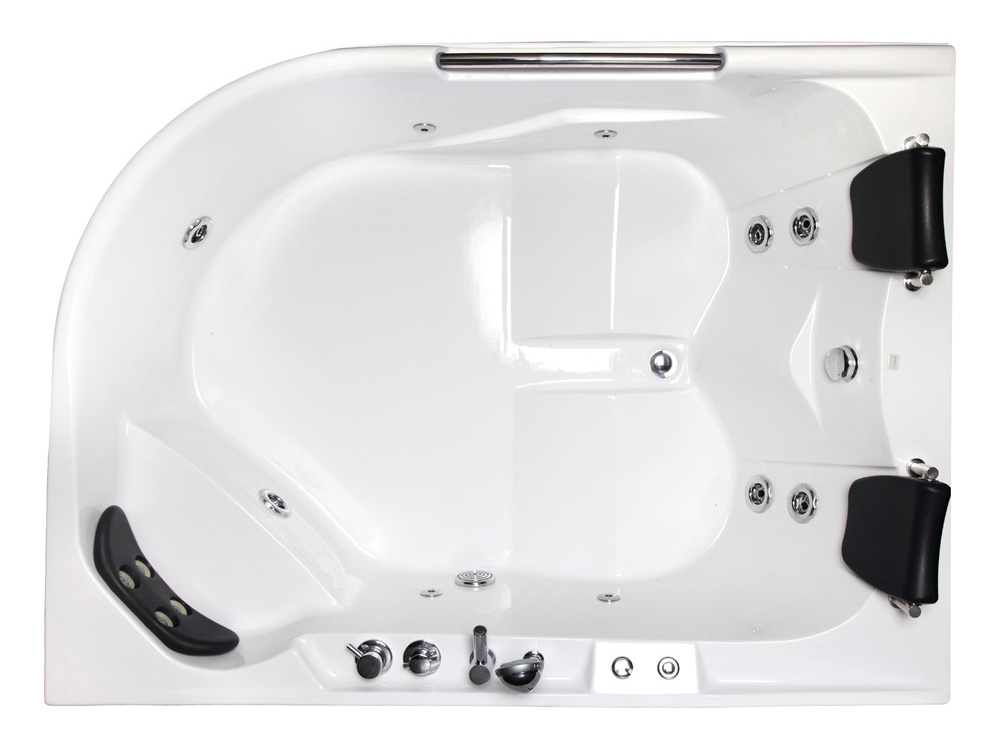 1.8 meter 2 Person bathtub modern home use combo massage bathtub