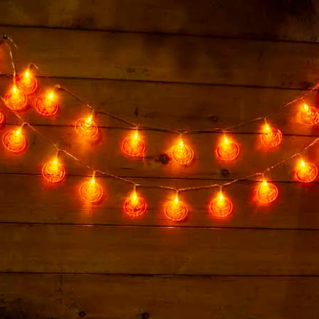 Outdoor Indoor Decoration Halloween Decoration Accessories Led Ghost String Light Holiday Lighting Christmas String Light