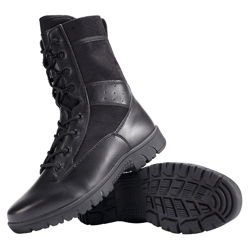 Selling classic style black men's tough wind tactical boots, tough man wind combat boots, men's combat boots