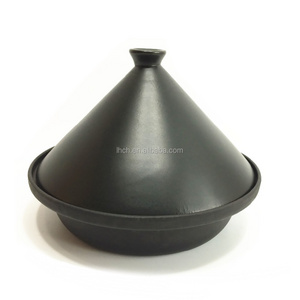 Cast Iron Tajine Cooking Pot with Ceramic Lid