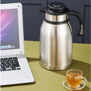 Factory Vacuum Jug Thermos Teapot Insulated stainless Steel Coffee Carafe household portable warm kettle Large capacity