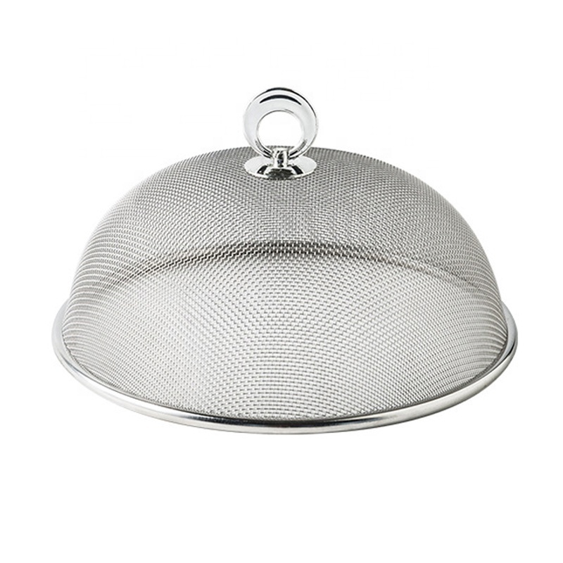 Food Cover Stainless Steel Dome Cover Dish Wire Mesh Dish Dome Cover For Vegetable Fruit Food