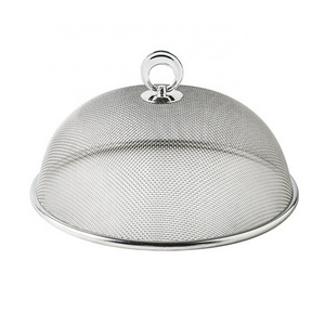 Food Cover Stainless Steel Dome Cover Dish Wire Mesh Dish Dome Cover For Vegetable Fruit Food