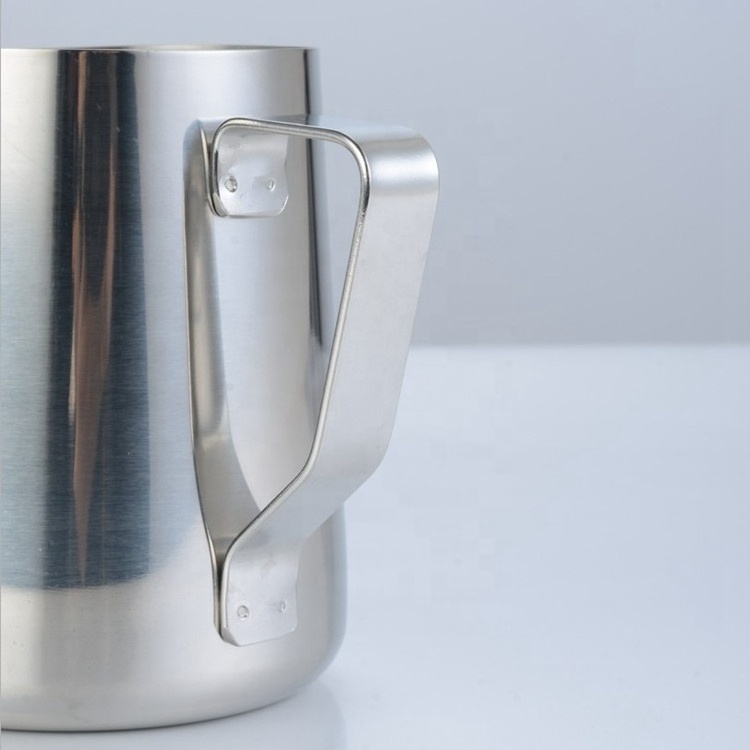 Stainless Steel Metal Measuring Milk Jug Barista Tools Coffee Steaming Pitcher Cup Espresso Milk Frothing Pitcher With Art Pen