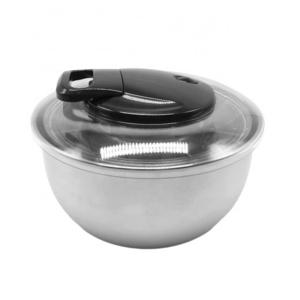 Salad Bowls 4.5l Large Salad Spinner Salatschleuder Metal Salad Bowls Stainless Steel Mixing Bowl