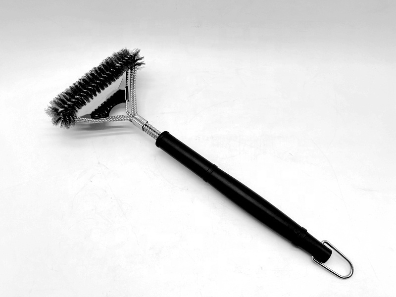 BBQ Grill Cleaner BBQ Cleaning Brush Bristle Free & Scraper