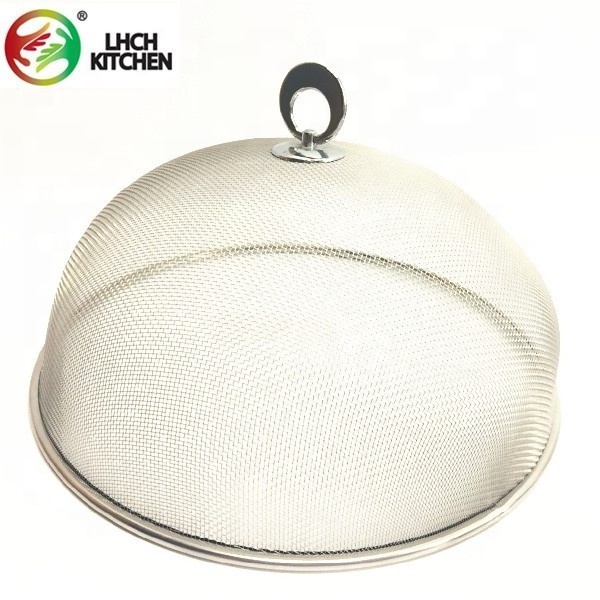 Food Cover Stainless Steel Dome Cover Dish Wire Mesh Dish Dome Cover For Vegetable Fruit Food