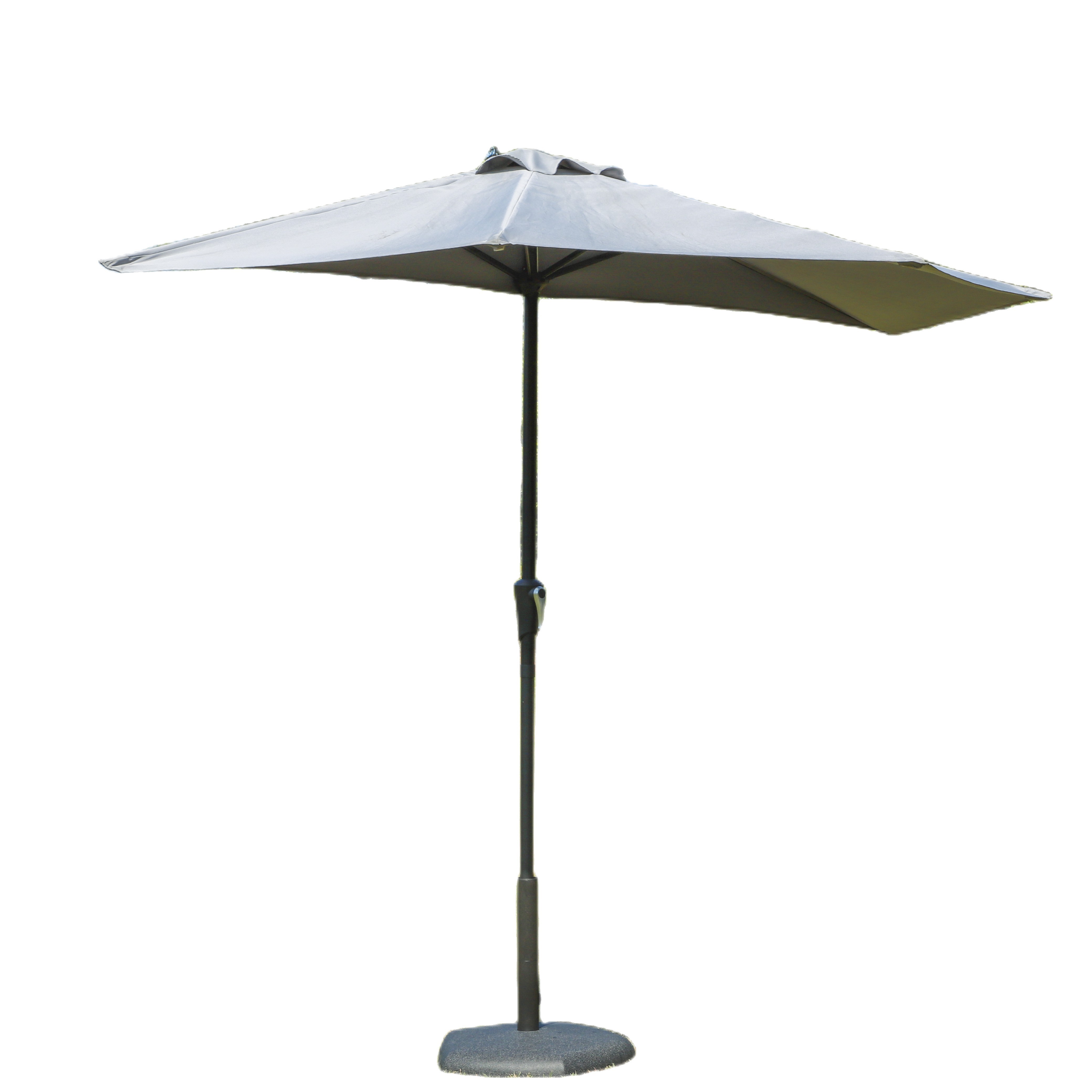 Hot Sale Half Round Patio Umbrella, Outdoor Garden  Deck Balcony Shade 5K Rib outdoor Umbrella Garden Parasol Patio Umbrellas